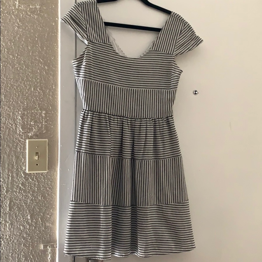 Striped Anthropology dress